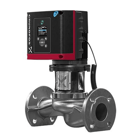 Одноступенчатый вертикальный центробежный насос «ин-лайн» Grundfos TPE3 40-180-S A-F-I-BQBE артикул 99223274 – фото внешнего вида